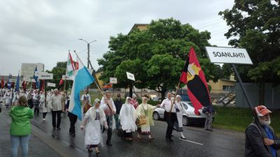 Karjalaiset Kesäjuhlat 14-16.06.2013 Porissa
Juhlien yksi kohokohta on juhlakulkue.  
