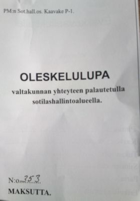 Oleskelulupia jaettiin yli 1000 kpl. 
