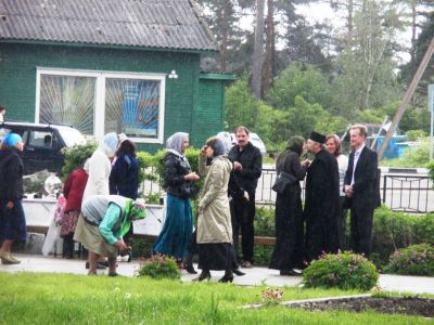 Räisälä, tsasounan piha
