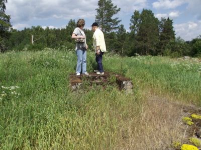 Setäni talon rappuset,sai valmiiksi just ennen evakkoon lähtöä
