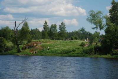 Isän kotitalon paikka toisesta suunnasta
