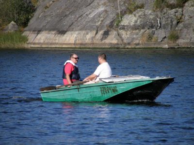 Muistomatka 70 v evakkoon lähdöstä.
Laatokalla
