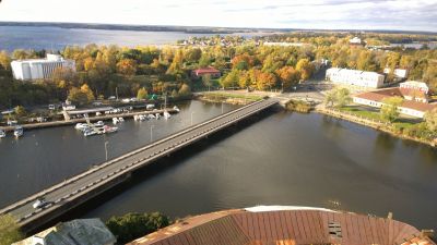 Kävelyllä Viipurissa 16-17.10.2015
Näkymä Viipurin linnan tornista.
