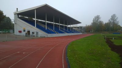 Kävelyllä Viipurissa 16-17.10.2015
Suomalaisaikainen stadion Patterinmäen kupeessa.
