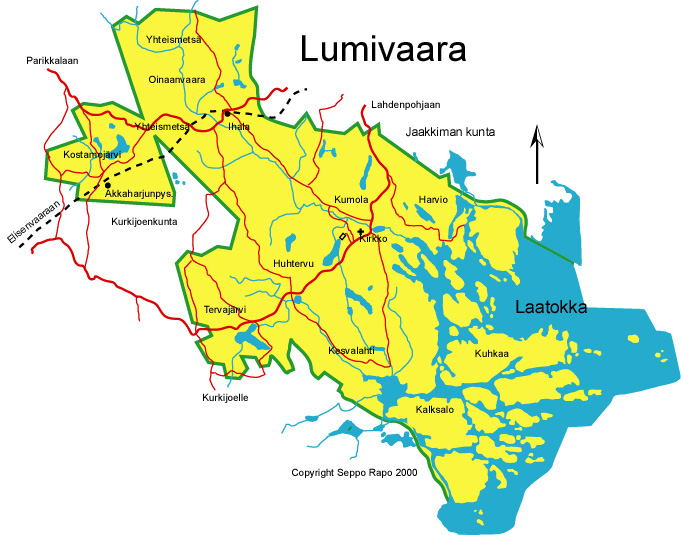 Lumivaaran kartta