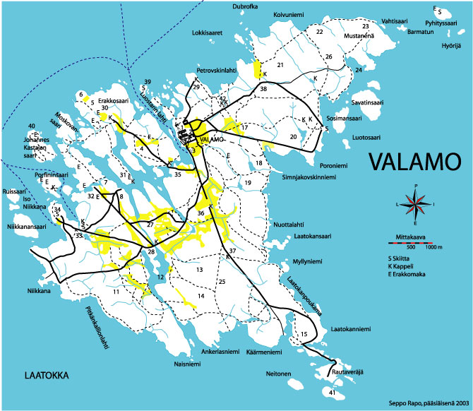 Valamon saari v. 1939