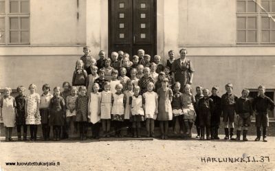 Kansakoulun I lk 1937
