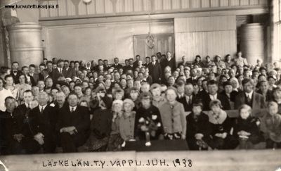 Vappujuhla 1938, Läskelä, Valokuvaamo Laatokka
