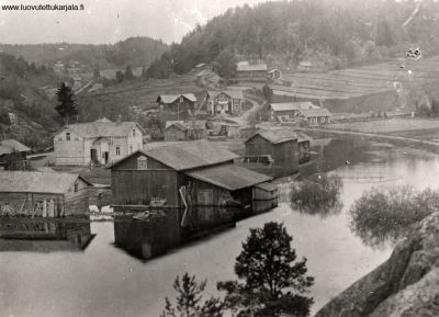 Paksujalka tulvien kourissa 1920-luvulla.
