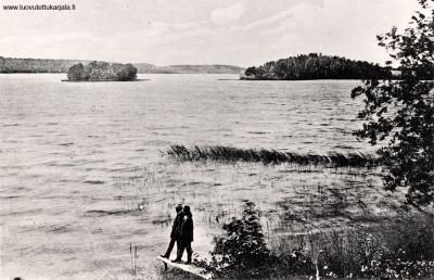 Hiitolajärven ulappaa 1910-luvulla.

