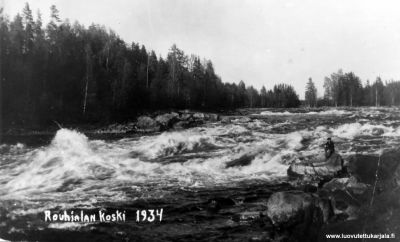 Rouhialan koski 1934.
