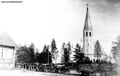 Lumivaaran kirkon vihkiäiset 7.7.1935
