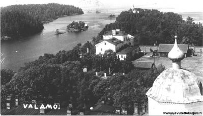 Panoraama Valamosta, päiväys kuvassa 28.06.1939.
