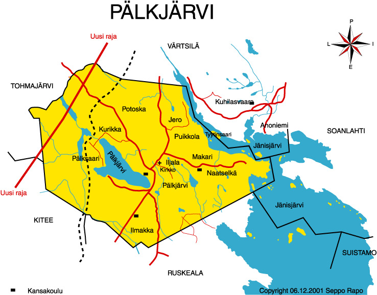 Esitellä 71+ imagen pälkjärvi kartta