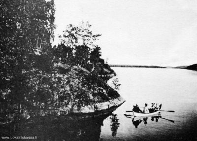 Jaakkima, Käärmeniemi, postikortti. Päiväys 1905.
