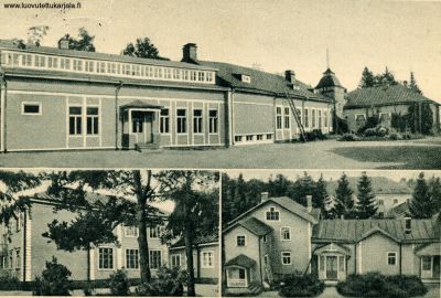 Kanneljärven kansanopisto, postikortti, päiväys 20.8.1937. Wsoy.
