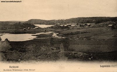 Kurkijoki, Lapinlahti, postikortti.
